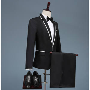 Le nouveau maître de cérémonie de la performance de la robe de mariage pour hommes a présidé la robe Slim Suit Chorus Performance - Product Image 2