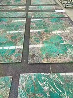 Идеальная каменная плитка из натурального мрамора Imperial River Green Elegant для отелей: премиум-класс, современный дизайн, для кухонных столешниц и стен ванных комнат, полированная.