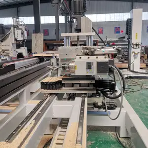 CNC kunci pintu dan mesin engsel mesin pembuat pintu horizontal kunci pintu engsel bor