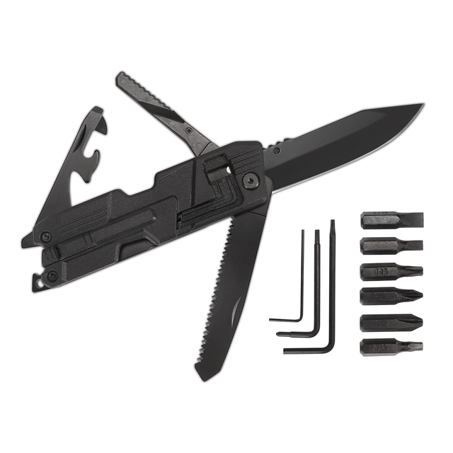 2026 Innovative Latest Design Indoor and Outdoor Multi Functional Knives &Saw Tools with Screwdriver Bits Set and Flint Stone