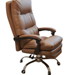 Office Chair With Reclining Backrest Height <b>Adjustable</b> Swivel Ergonomic Executive Chair For Home Office Study Bedroom - Product Image 5
