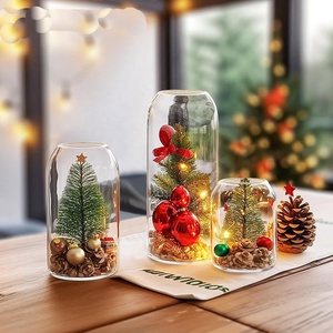 Glass Bud <strong>Vases</strong> <strong>Set</strong> of <strong>3</strong> Minimalist Clear Small Glass <strong>Vase</strong> for Home Decor Centerpieces - Product Image 3