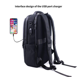<span class=keywords><strong>Sac</strong></span> à dos <span class=keywords><strong>pour</strong></span> <span class=keywords><strong>ordinateur</strong></span> portable imperméable personnalisé avec logo, 15,6 17 pouces, <span class=keywords><strong>pour</strong></span> hommes et femmes, antivol, avec port de charge USB, <span class=keywords><strong>pour</strong></span> l'école - Product Image 2