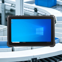 Tableta Industrial Resistente al Agua y a los Golpes, con Escáner NFC 2D, Lector de Códigos de Barras, 4G LTE, Batería de 6000 mAh, Pantalla de 10.1 Pulgadas, Windows 10