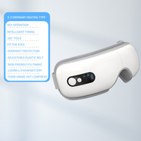 Productos de Tendencia 2026, Nuevo Masajeador de Ojos con Compresión de Calor/Frío, Cuero PU, USB Tipo-C