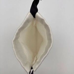 Manufacturer 100% Organic Cotton Natural <b>Pouch</b> Small Cotton Muslin <b>Drawstring</b> Bag Canvas Material <b>Pouch</b> With Herringbone - Product Image 6