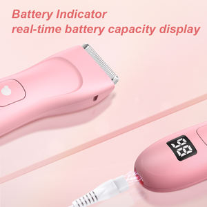 Depiladora Recargable y Recortadora Eléctrica <span class=keywords><strong>de</strong></span> Bikini para Mujer, Resistente al Agua, Venta al Por Mayor OEM - Product Image 3