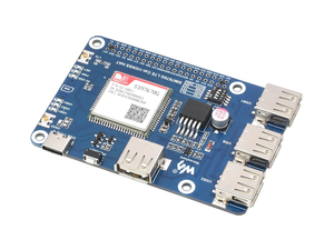 Carte HAT Cat-1/GNSS pour Raspberry Pi, basée sur le module SIM7670G, prise en charge mondiale du LTE 4G Cat-1 multibandes, GNSS, 3x USB 2.0 K486 - Product Image 4
