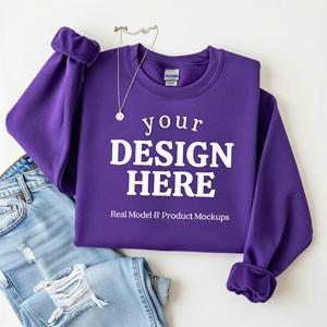 OEM ODM <span class=keywords><strong>Gildan</strong></span> 18000 Paquete de Maquetas de <span class=keywords><strong>Sudaderas</strong></span> de Cuello Redondo de 30 Colores, Maquetas de <span class=keywords><strong>Sudaderas</strong></span> Lisas de Alta Calidad con Vista Frontal Plana para Et - Product Image 6