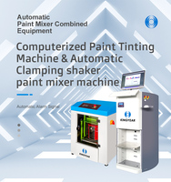Équipement combiné avec distributeur de peinture informatisé Machine à teinter et agitateur de peinture automatique