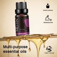 Diffuseur d'huile essentielle de romarin pour la maison, flacons d'extrait 100% pur, aromathérapie, parfum doux, ingrédients naturels, design portable, corps