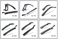 Ensemble de garde-boue pour vélo RBRL, 24-29 pouces, garde-boue pour VTT contre les éclaboussures d'eau, facile à installer