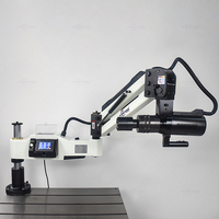 Machine à tarauder manuelle M16-M48 avec bras flexible pour taraudage sur table, certifiée CE