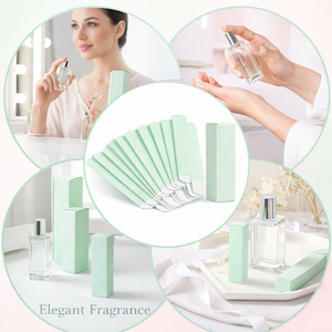 กล่องน้ำหอมแบบพับได้หรูหราพร้อมแถบปิดด้วย UV และริบบิ้นสำหรับบรรจุภัณฑ์สำหรับการแสดงสินค้าขายปลีก - Product Image 5