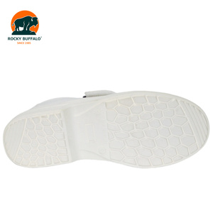 Rocky Buffalo Adjustable <strong>Velcro</strong> Safety <strong>Shoes</strong> White Steel Toe Cap Women <strong>Men</strong> Work Safety <strong>Shoes</strong> - Product Image 6