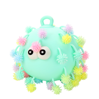 Décompression TPR 2024 OEM jouets à presser mignon neige moelleux balle anti-stress led fidget jouets pour enfants