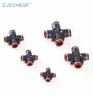 Connecteur rapide pneumatique Zjsihegf à enfoncer, type droit, 4 mm, 6 mm, 8 mm, 10 mm, raccords pneumatiques industriels pour la construction