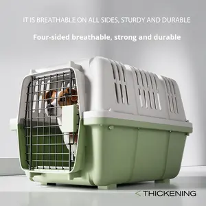 Livraison rapide compagnie <span class=keywords><strong>a</strong></span>érienne approuvée Portable en plastique grand chenil <span class=keywords><strong>de</strong></span> voyage <span class=keywords><strong>a</strong></span>érien sur roues Pet chien <span class=keywords><strong>chat</strong></span> transporteur caisse <span class=keywords><strong>Cage</strong></span> à <span class=keywords><strong>vendre</strong></span> - Product Image 5