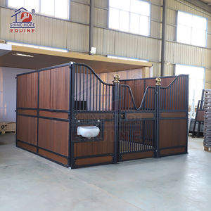 แผงกั้นคอกม้าภายนอกทำจากไม้ไผ่เคลือบสังกะสีแบบจุ่มร้อนเต็มแผ่น - Product Image 1