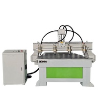 Routeur cnc multihead 3 axes 4 têtes 1325 routeur cnc pour sculpture sur bois avec système de contrôle DSP