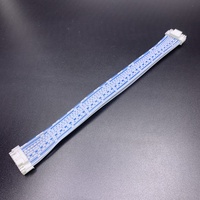 Kabel Flat 18pin Pria Bx PHB-18Y Kustom untuk Perbaikan Papan Kontrol Elektronik (Biru/Putih)