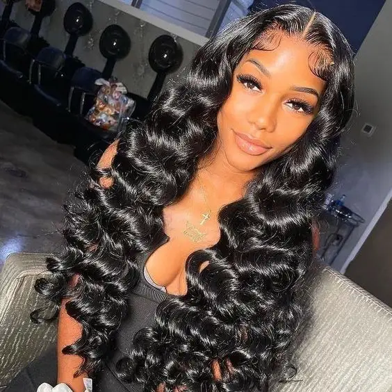 Mayqueen grosir 180% 200% kepadatan telur keriting 12aRaw Virgin kutikula mentah belum diproses rambut Funmi Wig rambut ganda ditarik hd renda Wig