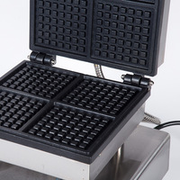 Machine à gaufres et cornets de crème glacée automatique commerciale YLJX, production de portions en 3 minutes, puissance 1,75 kW, pour gaufres au sirop hollandais