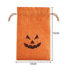 Eco-Friendly Sustainable Custom Unisex Fashion Halloween Festival Gift Cheap Cotton Canvas <b>Drawstring</b> Softback Xinxi <b>Backpack</b> - Product Image 3