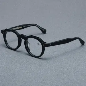 Usine de Shenzhen Monture de lunettes en acétate épais de haute qualité Lunettes optiques en acétate Monture de lunettes en forme de plaque