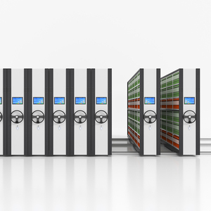 Máy nén lưu trữ thép tập tin tủ kệ hệ thống Kệ di động kệ lưu trữ máy nén di động - Product Image 6