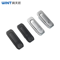 Serrure à bouton-poussoir en alliage de zinc MS738, étanche, pour armoire électrique, coffret de distribution, panneau, avec clé