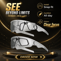 Pour lunettes connectées Oakley Meta Vanguard Smart Outdoor : Coque extérieure pour monture de myopie
