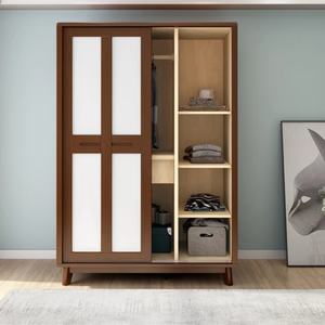 Armario de Almacenamiento de Ratán y Madera Maciza de Alta Calidad, Muebles de Dormitorio - Product Image 5