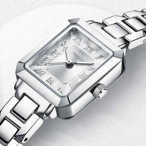 Reloj de Cuarzo Ultrafino de Lujo de 23 mm para Mujer, Correa de Metal, Cristal de Alta Claridad, Resistente al Agua 30M - Product Image 5