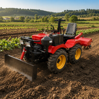 Tracteur agricole multifonctionnel 25 CV/35 CV, modèle 2026, avec 5 outils – Ventes flash