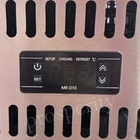 Réfrigérateur de préparation commercial de 1,2 m pour comptoir, vitrine réfrigérée pour salades en acier inoxydable, avec contrôle à cadran réglable et vitre anti-éclaboussures