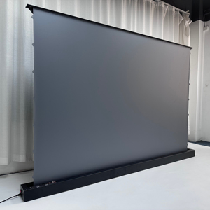 <span class=keywords><strong>Pantalla</strong></span> <span class=keywords><strong>de</strong></span> Proyección Motorizada <span class=keywords><strong>de</strong></span> 100 Pulgadas HD 4K, Plateada, con Tensión <span class=keywords><strong>de</strong></span> Tabla, Ascendente desde el Suelo, Portátil, para Cine en Casa, Eléctrica, Retráctil - Product Image 1