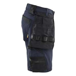 BLAKLADER - 170216458699C48 Craftsman shorts 4-way <b>stretch</b> Dark navy/<b>Black</b> - EAN 7330509922774 WORK <b>TROUSERS</b> WORK SHORTS - Product Image 4