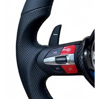Volant en cuir personnalisé pour BMW F30 F32 F10 F15 F20 F22 F25 F35 F36, forme D, sport, amélioration