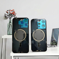 Offres Spéciales pour iPhone 15 Pro Max 15plus 16 plus 16p Couverture arrière en verre avec objectif de caméra avec aimant