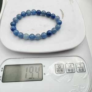 Pulsera de <span class=keywords><strong>Aventurina</strong></span> azul con cuentas elásticas de 8mm de piedra energética de poder curativo natural - Product Image 6