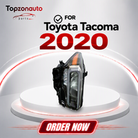 Topzonauto para Toyota Tacoma 2020, Faro Delantero Versión LE para Estados Unidos, Conjunto de Luces Automotrices LED Completas 81150-04251 / 81110-04251
