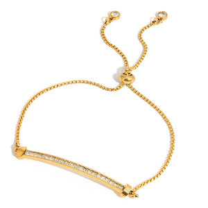 Pulsera de diamantes para mujer, cadena de oro con diamantes de corte baguette, diseño geométrico, joyería para uso diario - Product Image 5