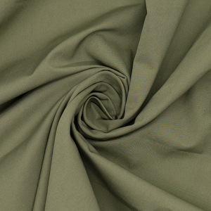 Tissu sergé spécial en mélange polyester-coton 90*40, fin, non extensible, tissé, couleur kaki, en stock* - Product Image 3
