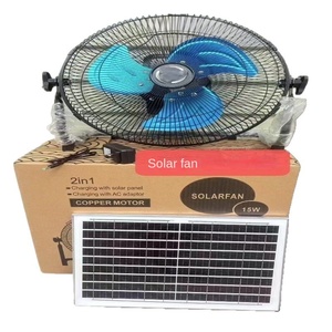 Ventilador de Pie <span class=keywords><strong>Solar</strong></span> Portátil Recargable de 12 Pulgadas con Panel <span class=keywords><strong>Solar</strong></span> Extraíble para Uso Doméstico - Product Image 1