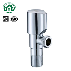 วาล์วปรับมุม Pano.V อุปกรณ์ห้องน้ำ ยี่ห้อ Yuhuan รุ่น Gold Dragon Angle Ball Check Stop Seat Valve ขนาด 1/2 นิ้ว สำหรับโถสุขภัณฑ์ ห้องน้ำ ผลิตที่เมืองเฉวียนโจว - Product Image 1