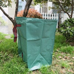 Sac à feuilles pliable en PP robuste, imperméable, sacs à feuilles et à déchets de jardin réutilisables - Product Image 4