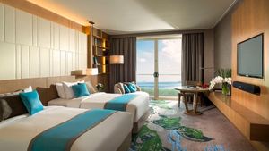 <span class=keywords><strong>InterContinental</strong></span> Nha Tang Beach <span class=keywords><strong>Resort</strong></span> Chambres spacieuses Décor élégant et luxueux avec un mobilier en bois E Hôtel cinq étoiles - Product Image 4