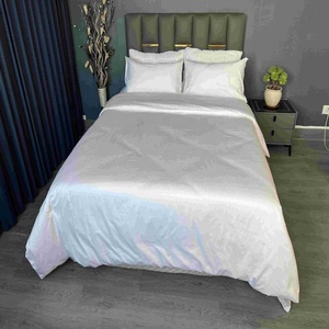 Set di biancheria da letto in raso di lusso 4 pezzi in morbido cotone morbido con tasca profonda senza rughe cofanetto e <span class=keywords><strong>copripiumino</strong></span> - Product Image 4