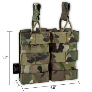 USA Warehouse KRYDEX maget taktis kantung <span class=keywords><strong>Molle</strong></span> ganda senter sarung alat Organizer kantong pemegang - Product Image 3
